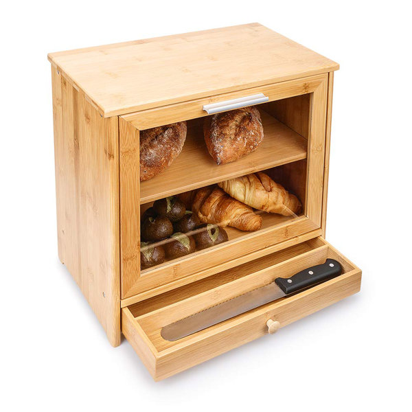 Wildon Home® Annerieke Wood Food Storage Container Wayfair